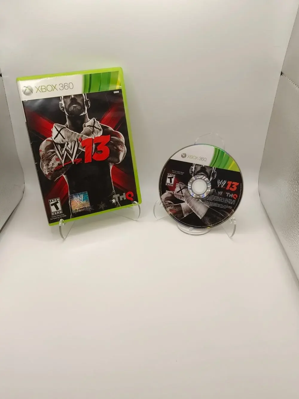 WWE 13 Xbox 360 Case & Disc THQ Wrestling Game